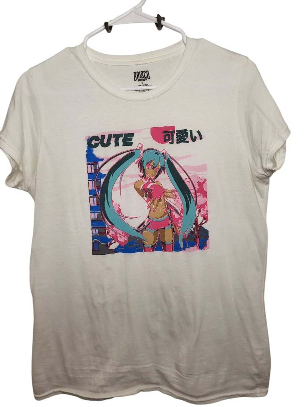 Hatsune Miku "Cute" Pixel Art Graphic Tee